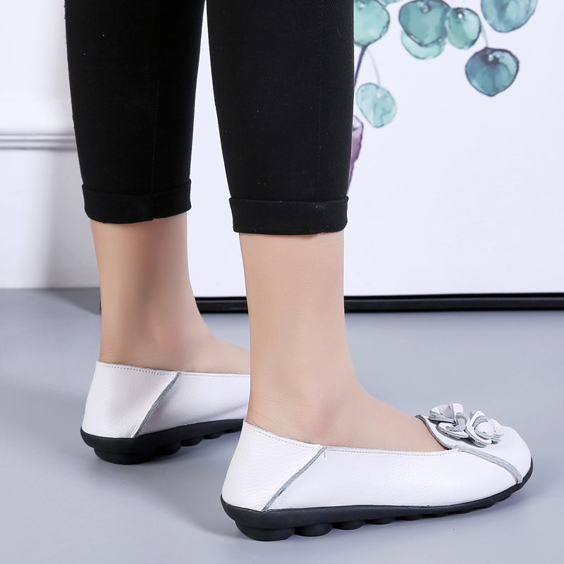 Piery Dam Casual Flat Svarta Skor - Svart