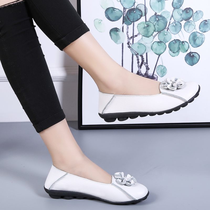 Piery Dam Casual Flat Svarta Skor - Svart