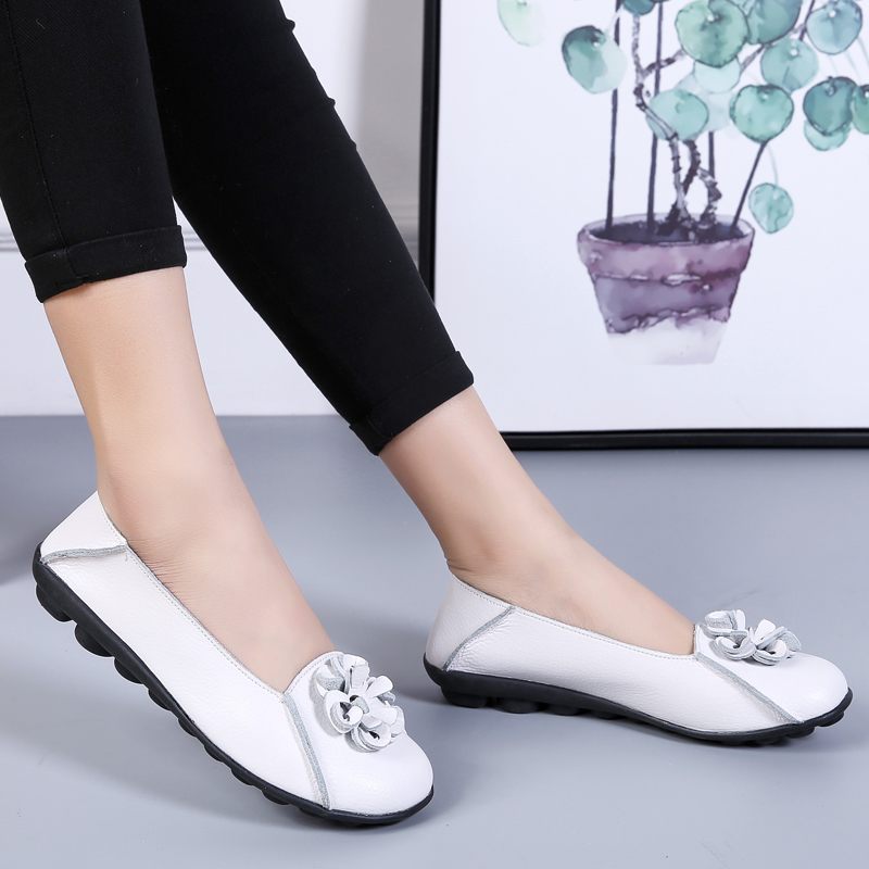 Piery Dam Casual Flat Svarta Skor - Svart
