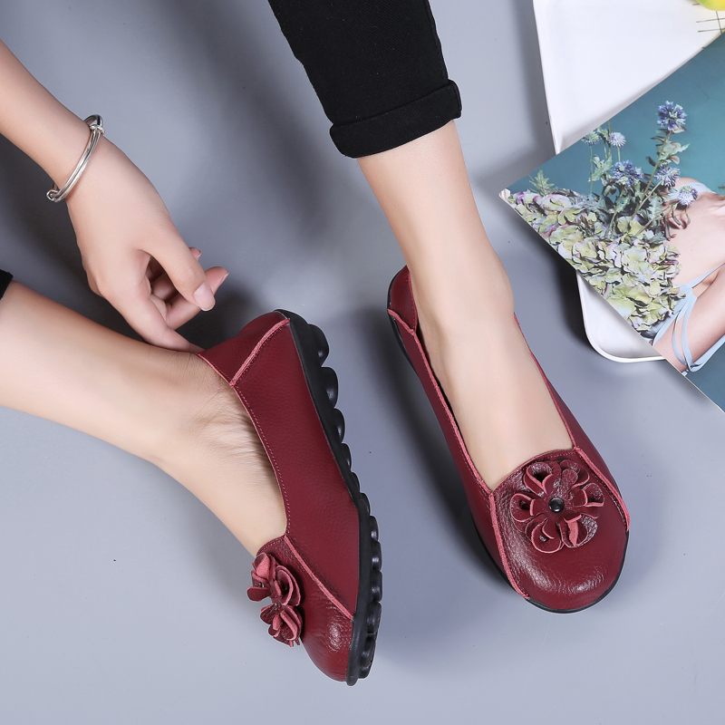 Piery Dam Casual Flat Svarta Skor - Svart