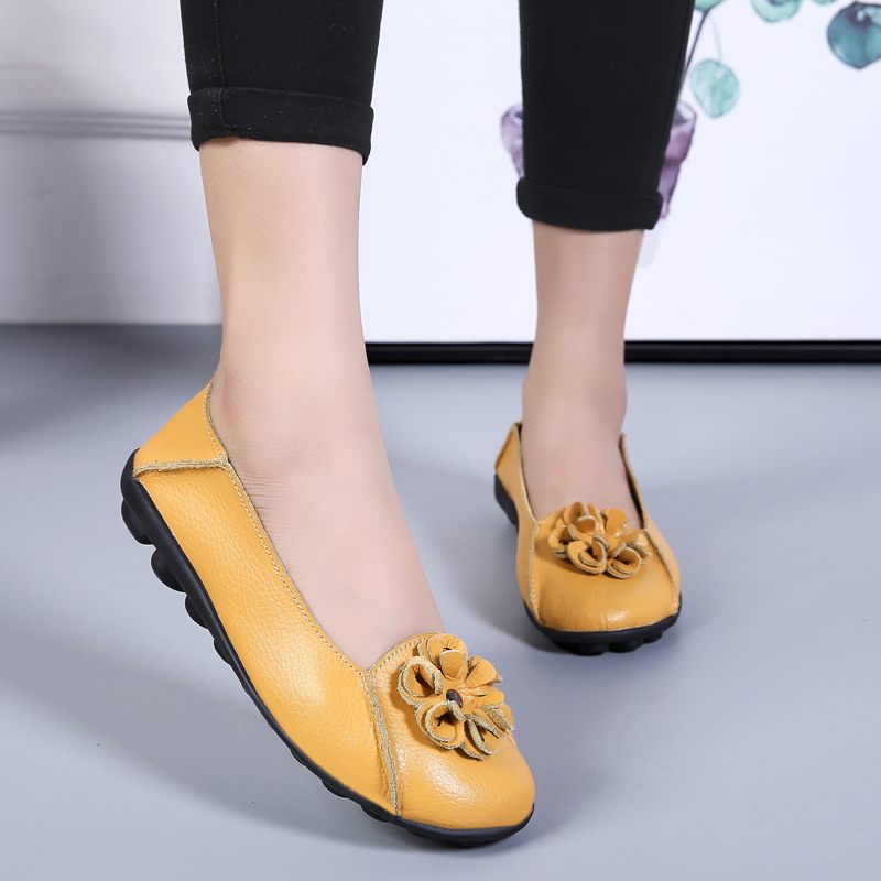 Piery Dam Casual Flat Svarta Skor - Svart
