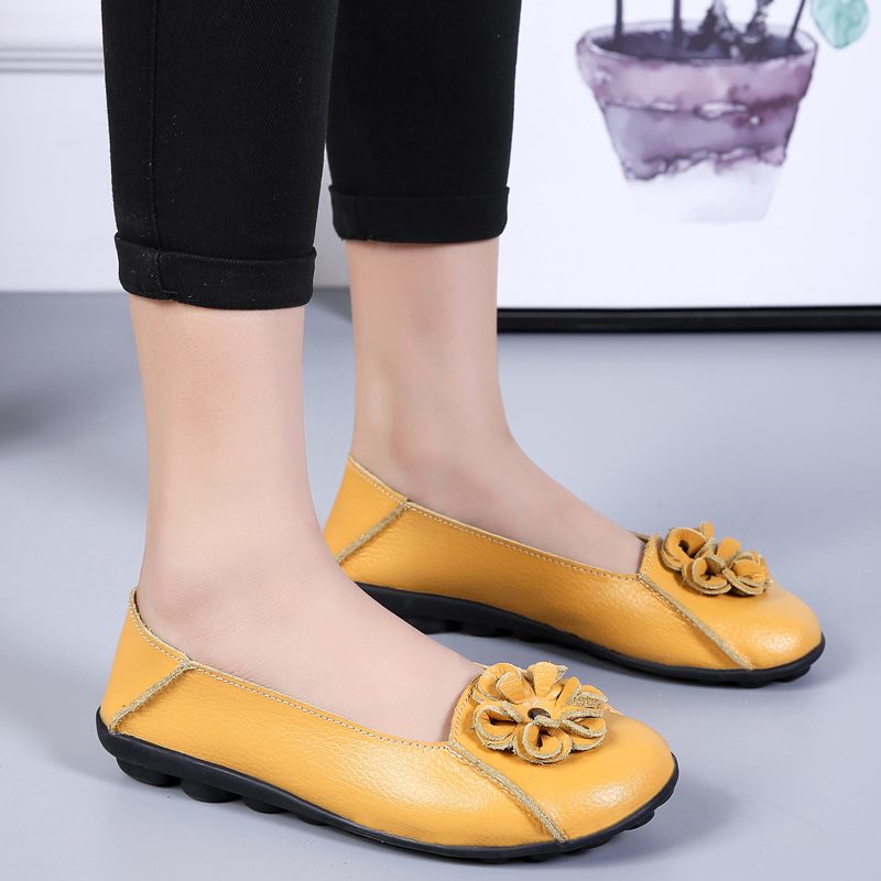 Piery Dam Casual Flat Svarta Skor - Svart