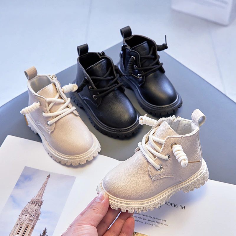 Pietra Unisex Chelsea Stövlar För Barn - Beige