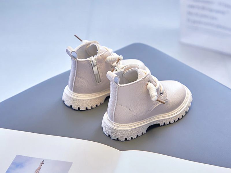 Pietra Unisex Martin Boot För Barn - Beige