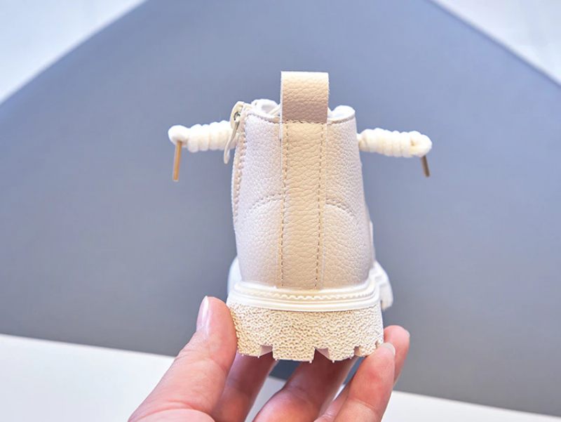 Pietra Unisex Martin Boot För Barn - Beige
