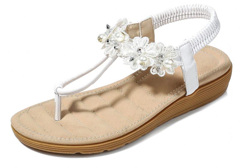 Pilar Bekväm Sandal För Kvinnor Med Resårband - Rosa