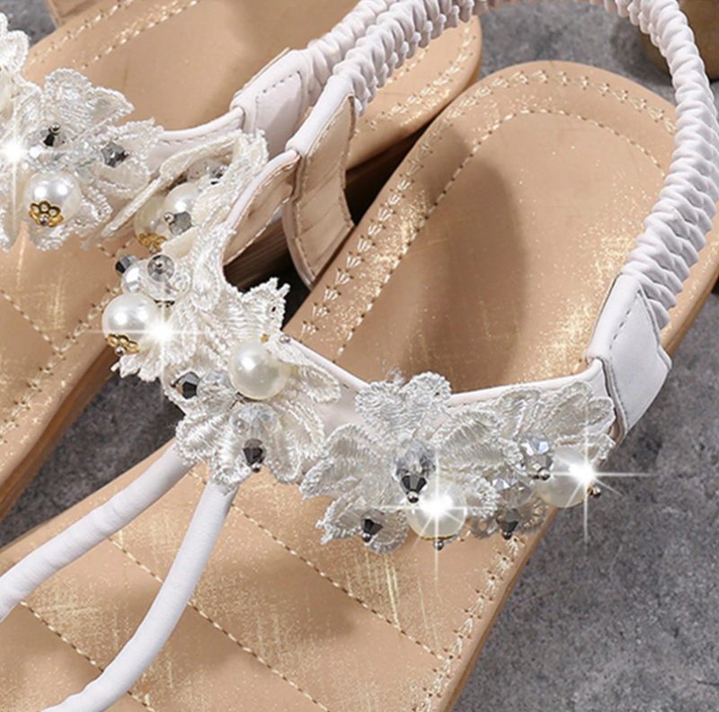 Pilar Bekväm Sandal För Kvinnor Med Resårband - Rosa