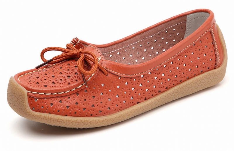 Pilar Dam Loafer Platta Skor - Grå
