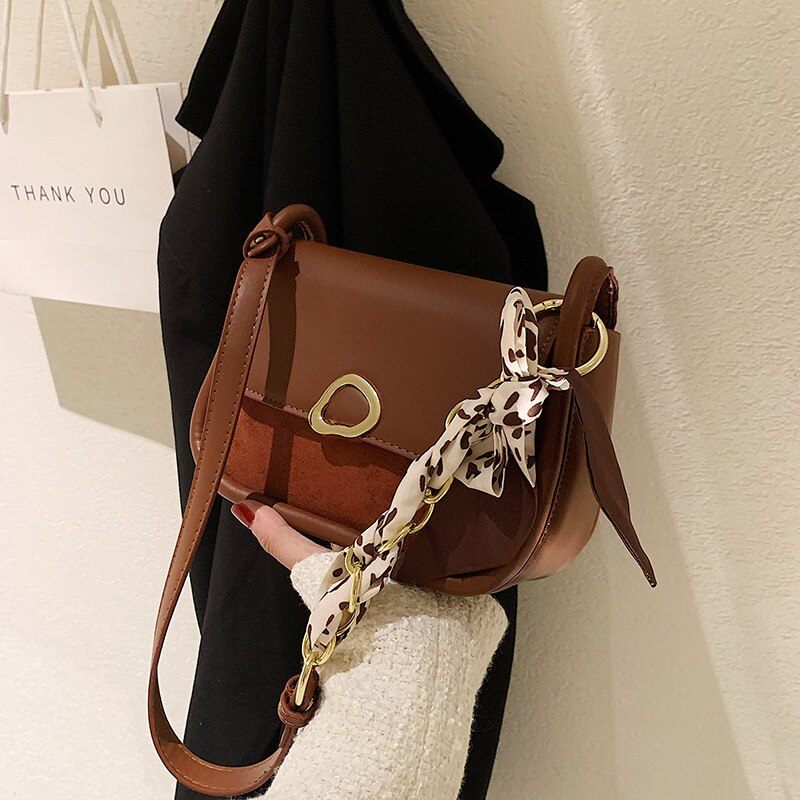 Pinino Small Crossbody-handväska I Läder För Kvinnor - Brun