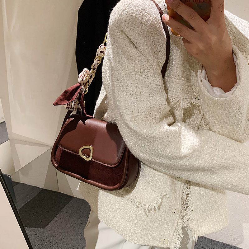 Pinino Small Crossbody-handväska I Läder För Kvinnor - Brun