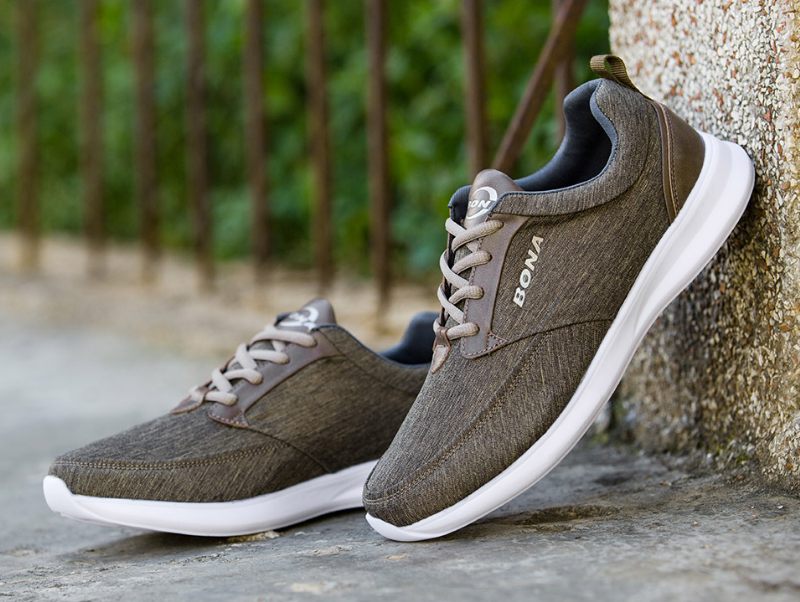 Pirlo Klassiska Sneakers För Män - Kamel