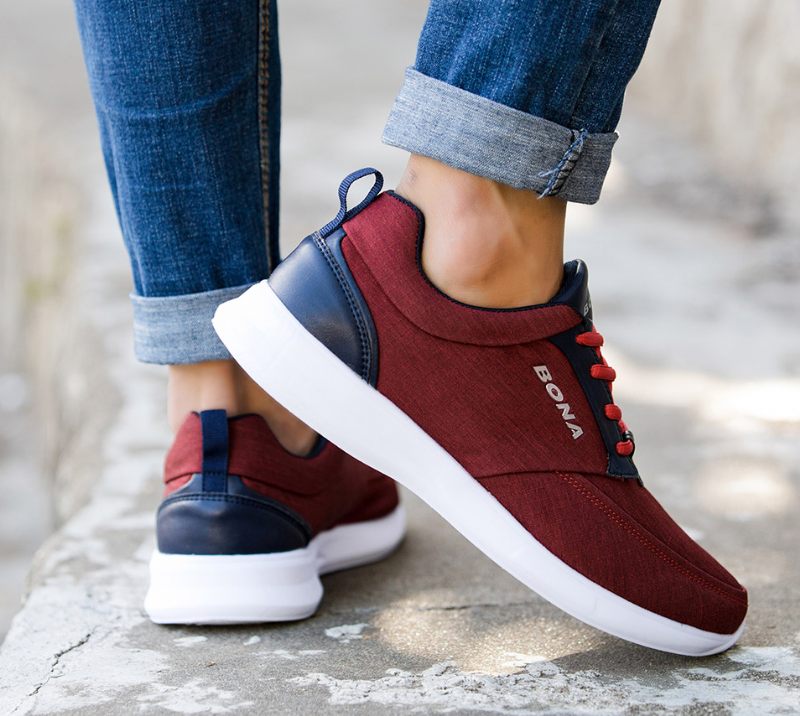 Pirlo Klassiska Sneakers För Män - Kamel