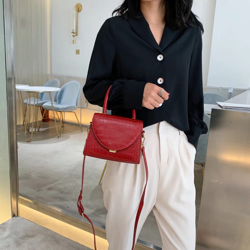 Pirulin Crossbody-handväska I Läder För Kvinnor - Brun