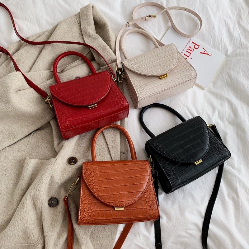 Pirulin Crossbody-handväska I Läder För Kvinnor - Brun