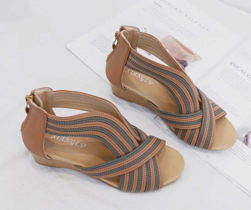 Pola Damwedge - Brun