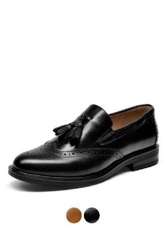 Polaco Dam Slip-on Leather Loafer Svarta Skor