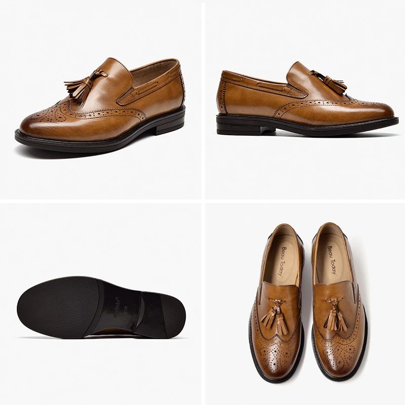 Polaco Dam Slip-on Leather Loafer Svarta Skor - Svart