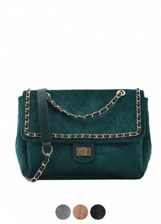 Polenta Crossbody-handväska I Kviltat Läder För Kvinnor