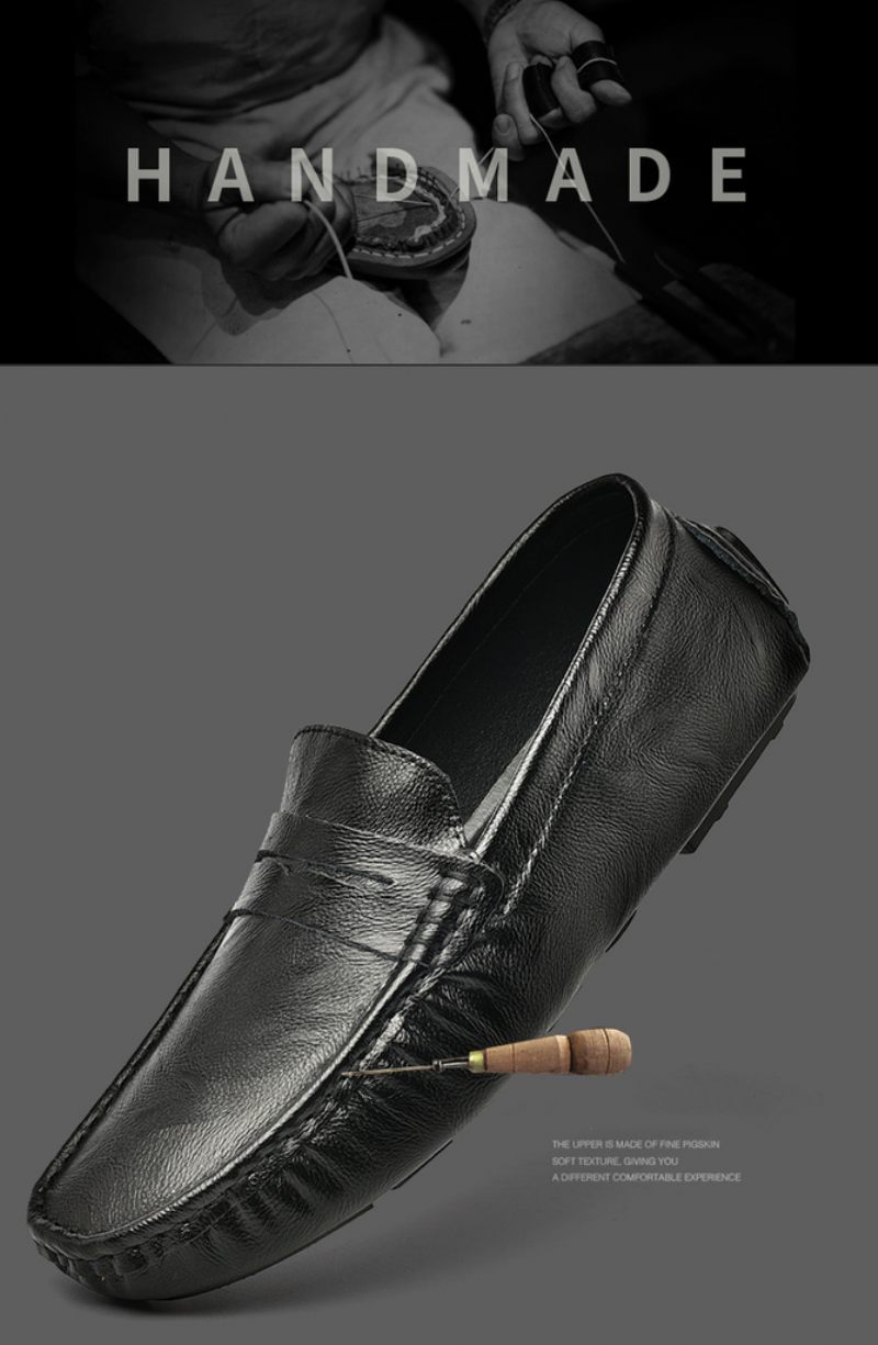 Prete Loafer Klänning Skor För Män - Svart