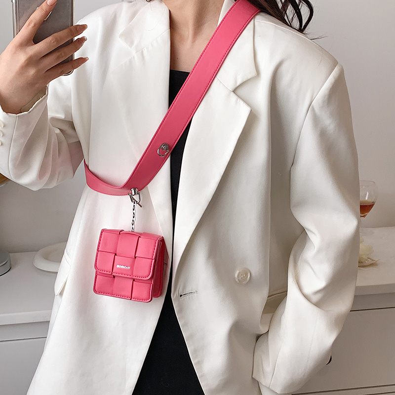 Puchi Mini Crossbody-handväska I Konstläder För Kvinnor - Vit
