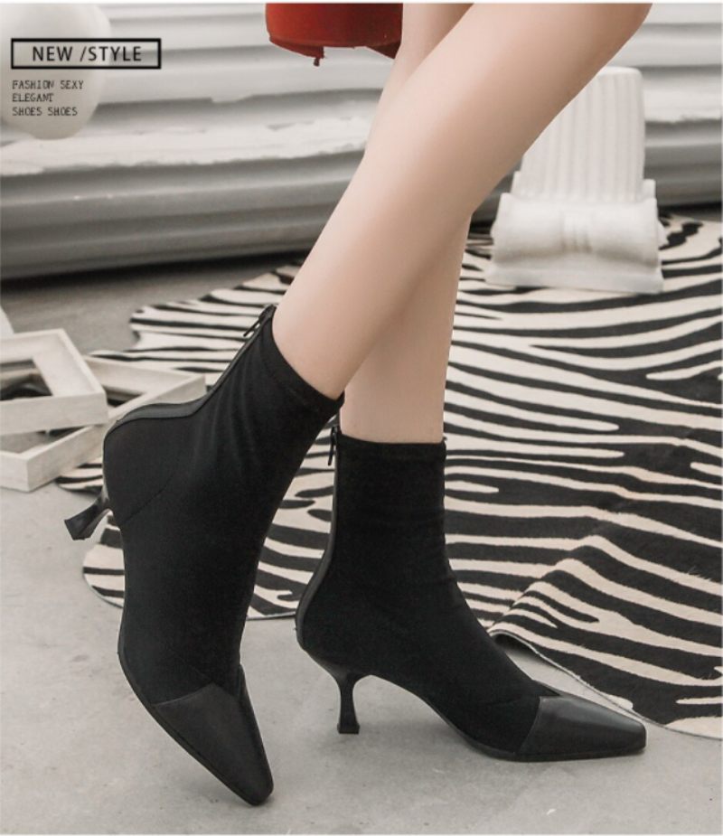 Pufy Booties Ankelhöjd - Svart
