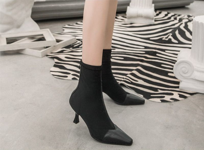 Pufy Booties Ankelhöjd - Svart