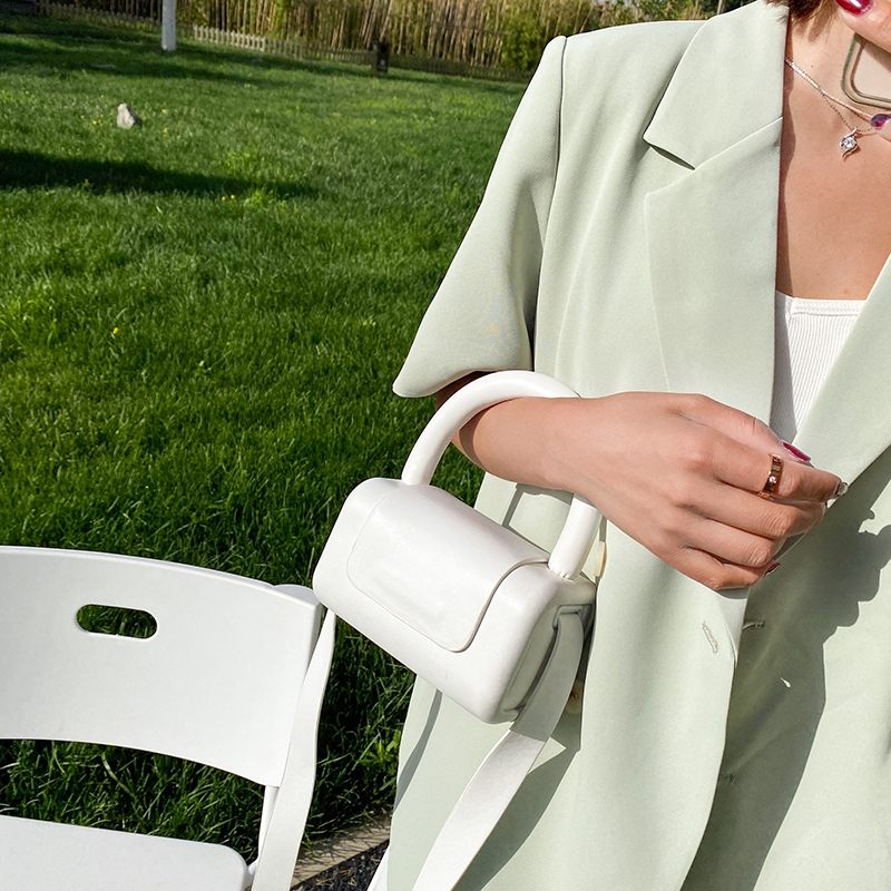 Puig Crossbody Handväska I Miniläder För Kvinnor - Blå