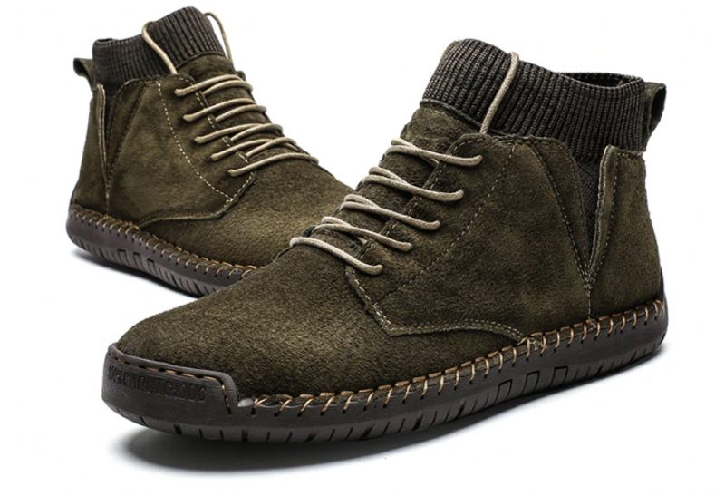 Rachel Herrstövlar - Khaki