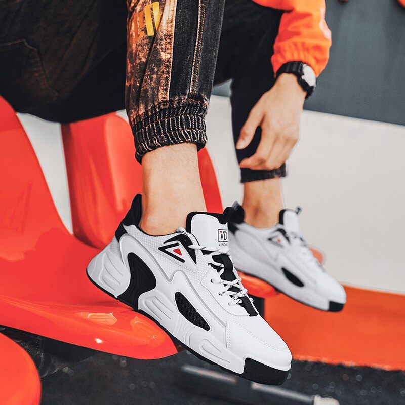 Rachid Casual Sneakers För Män - Svart