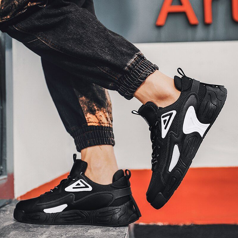 Rachid Casual Sneakers För Män - Svart