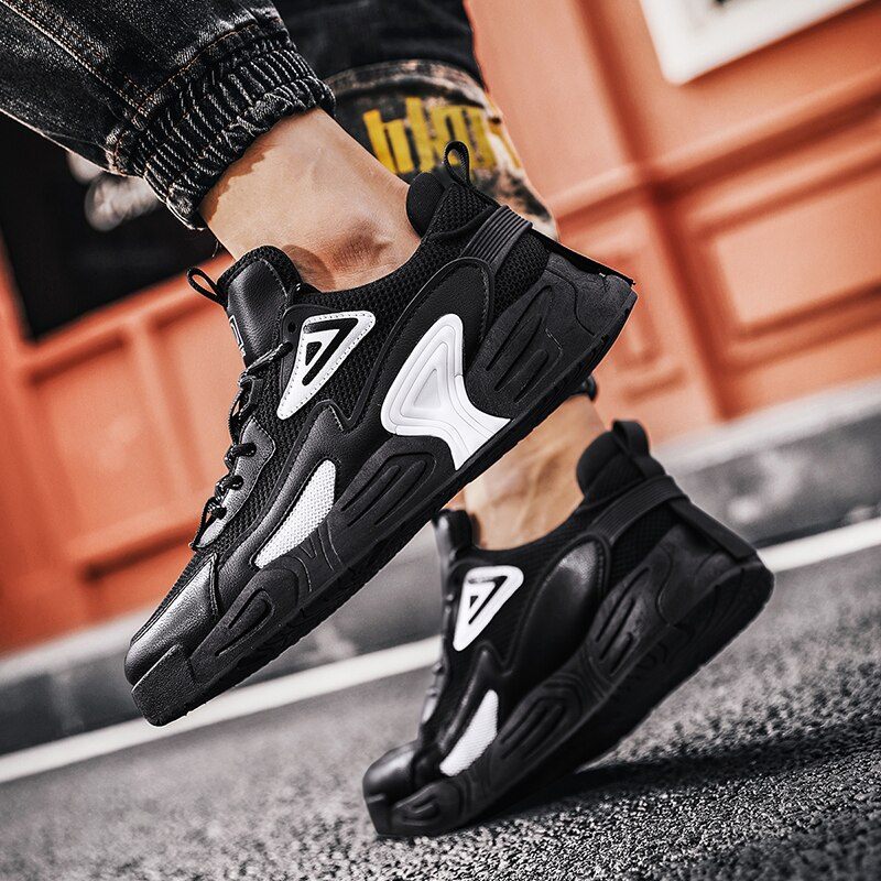 Rachid Casual Sneakers För Män - Svart