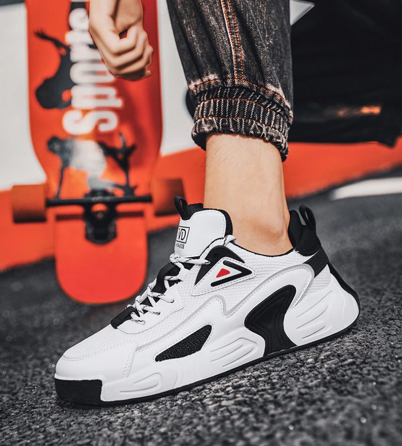 Rachid Casual Sneakers För Män - Svart