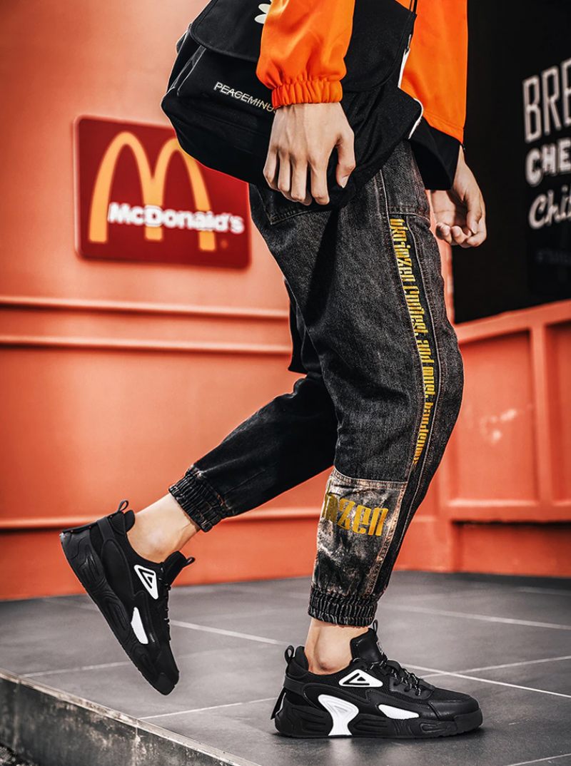 Rachid Casual Sneakers För Män - Svart