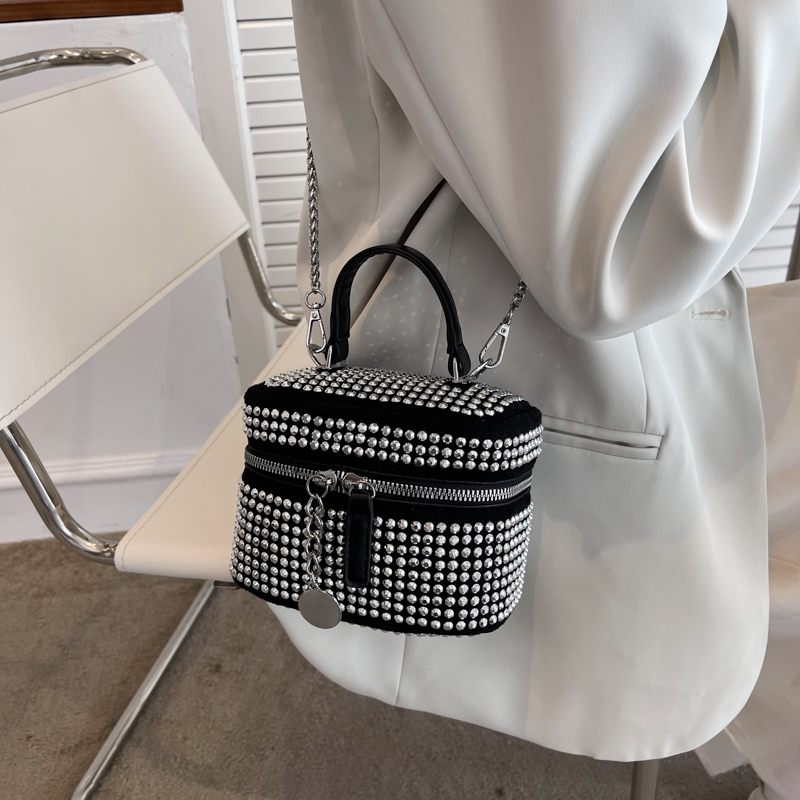 Raibel Lyxiga Mini Crossbody-handväskor För Kvinnor - Small Silver