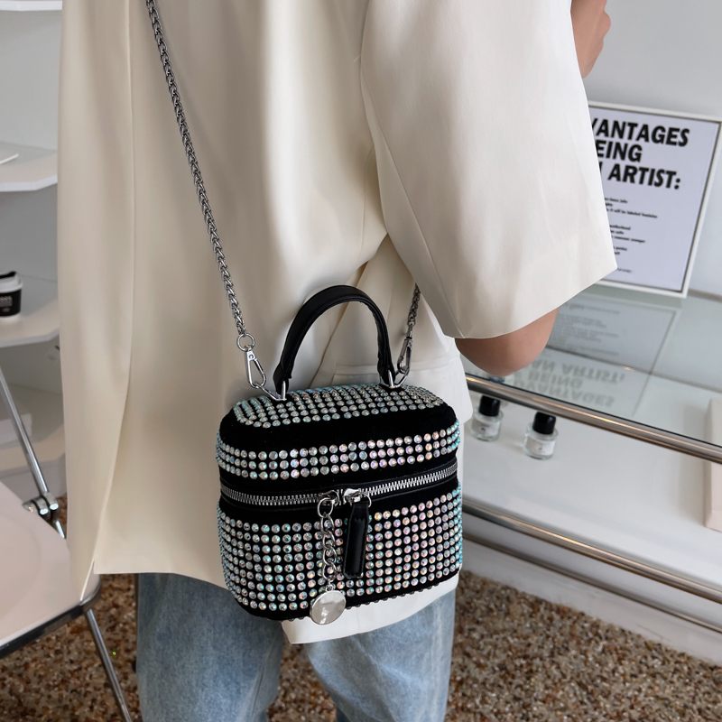Raibel Lyxiga Mini Crossbody-handväskor För Kvinnor - Small Silver