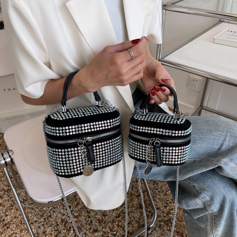 Raibel Lyxiga Mini Crossbody-handväskor För Kvinnor - Small Silver