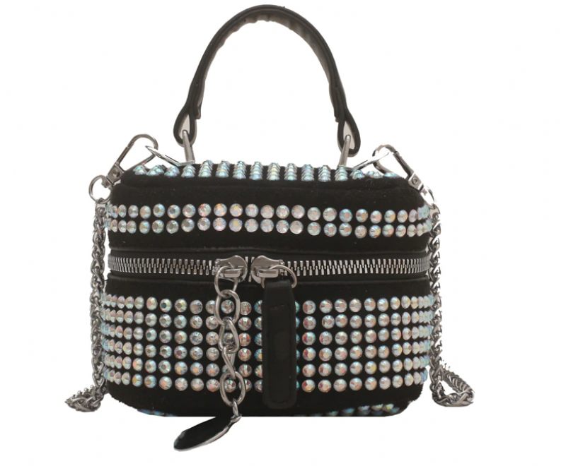 Raibel Lyxiga Mini Crossbody-handväskor För Kvinnor - Small Silver