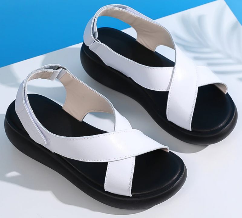 Raibel Sandal Platform Kilar För Kvinnor - Vit