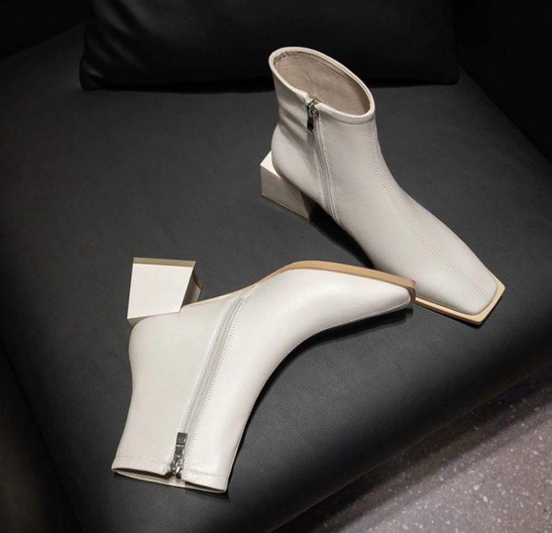 Raida Boots Ankelhöjd - Beige