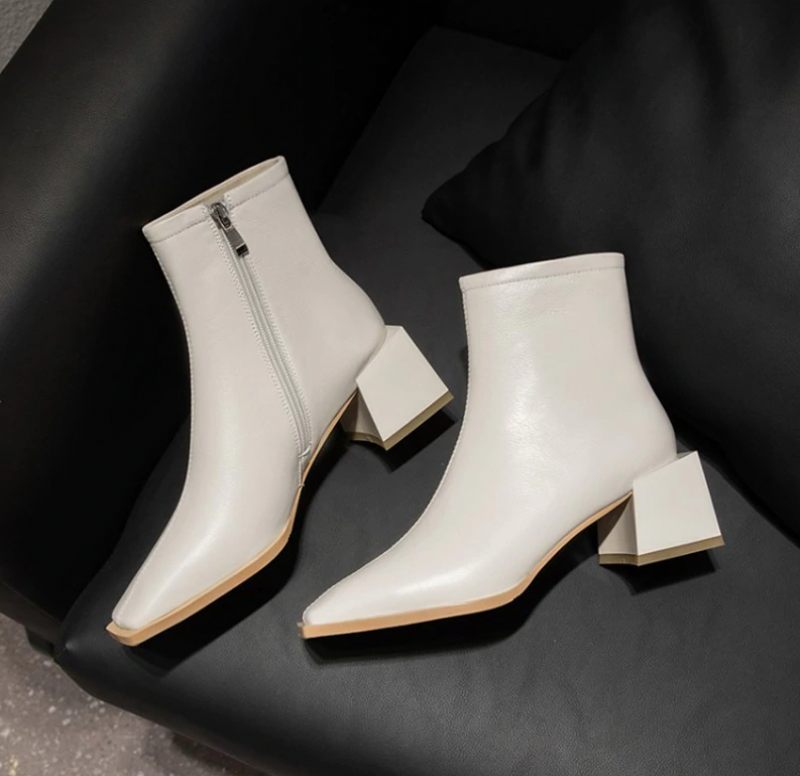 Raida Boots Ankelhöjd - Beige