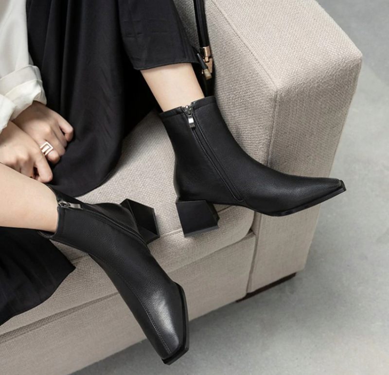 Raida Boots Ankelhöjd - Beige