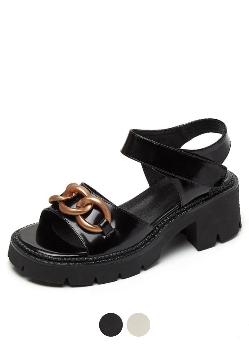 Ramona Lädersandal För Kvinnor