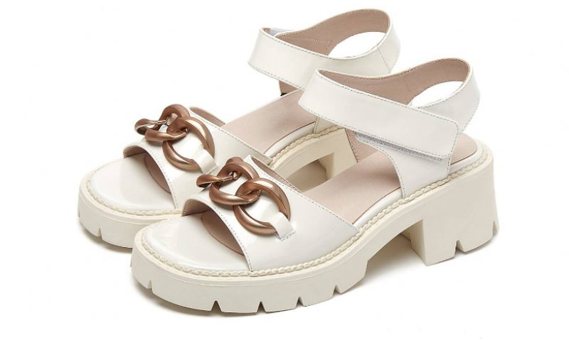 Ramona Lädersandal För Kvinnor - Svart
