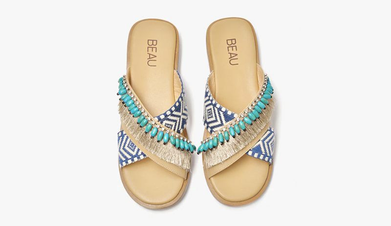 Ranchi Sandal För Kvinnor - Blå