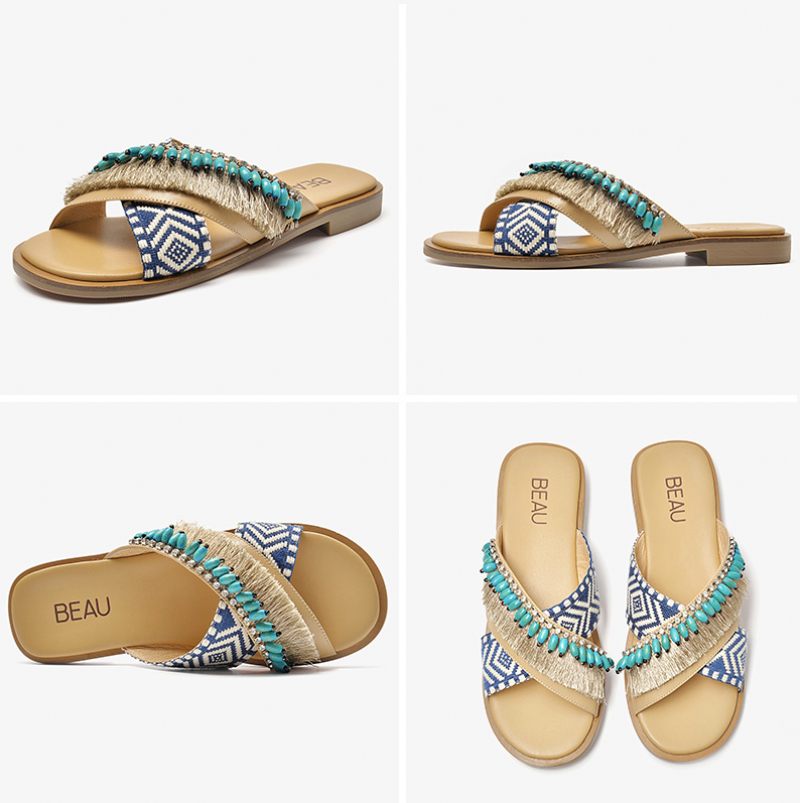 Ranchi Sandal För Kvinnor - Blå