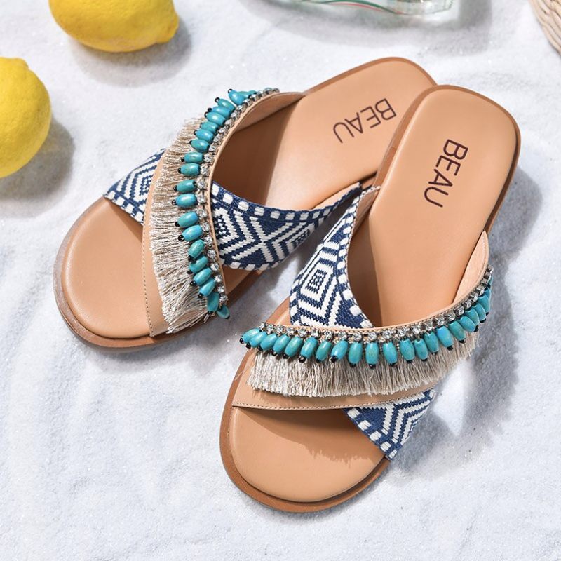 Ranchi Sandal För Kvinnor - Blå