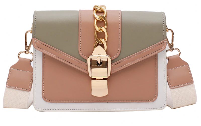 Randa Handväska För Kvinnor Small Luxury Chain Läder Crossbody - Grön