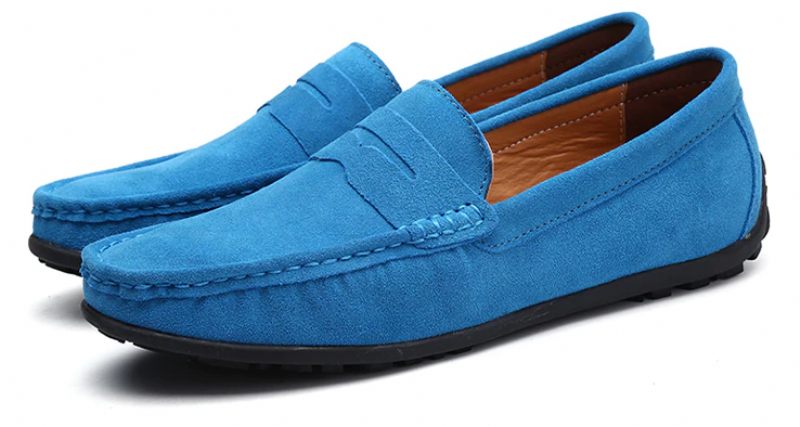 Randan Loafer Skor För Män - Blå