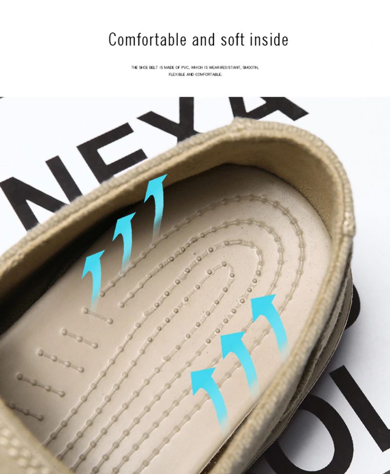 Raymond Loafers För Män Casual Skor - Blå