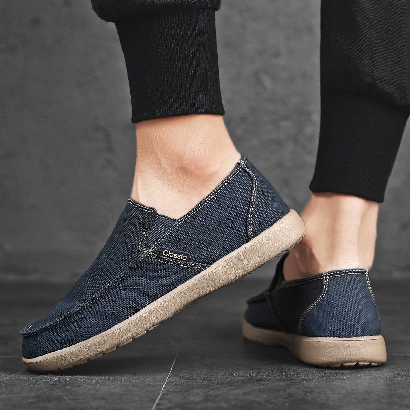 Raymond Loafers För Män Casual Skor - Blå